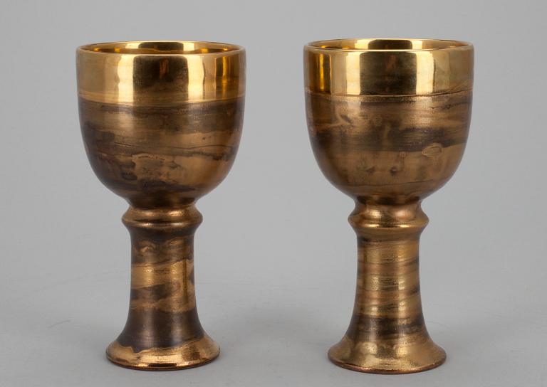 PIKARIPARI, keramiikkaa, sign. Holger Granbäck (HG), Savitorppa. 1970-1980-luku.