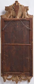 A Gustavian Giltwood mirror by J. Åkerblad (master in Stockholm 1758-1799).