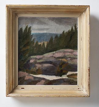 MARCUS COLLIN, oil on canvas, signed and dated -20.