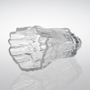 A 'Marmora' glass vase signed Tapio Wirkkala 3544. Iittala. Designed in 1967.