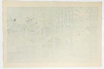 Toshi Yoshida, "Bamboo Garden, Hakone Museum".