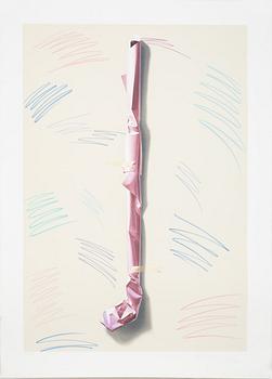 Yrjö Edelmann, "Golf club wrapped in pink".
