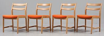 STOLAR, 4 st, "Ulvö orange", Bengt Ruda, Ikea, 1900-talets andra hälft.