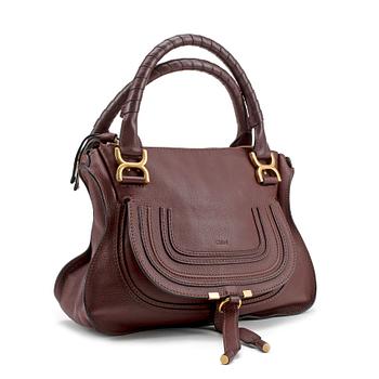 769. CHLOÉ, a burgundy red leather bag, "Marcie".