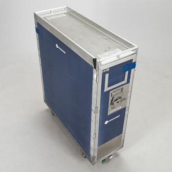 A late 20th century ariline / airplane trolley for Finnair.