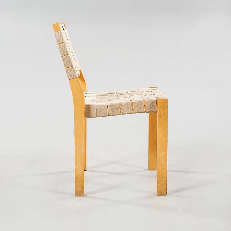 ALVAR AALTO, stolar, 6 st, modell 611, Artek, 1900-talets andra hälft.