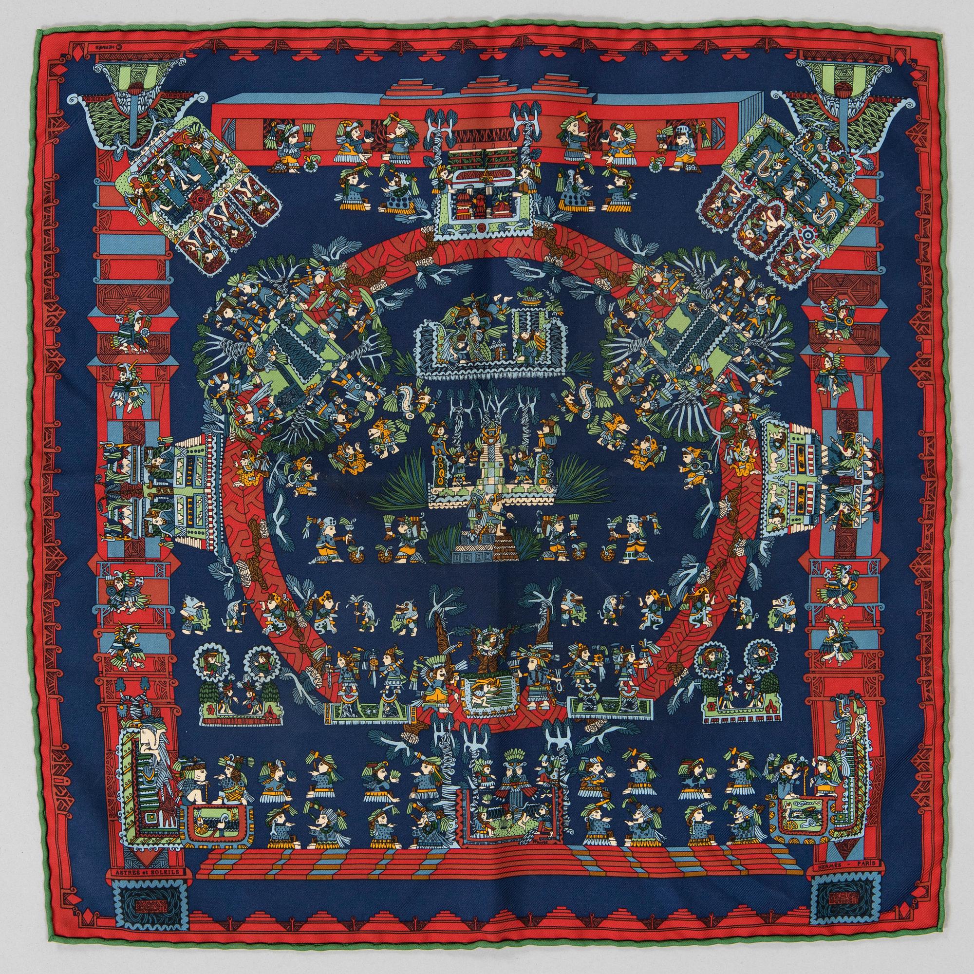 Hermès, scarves, 2 pcs.