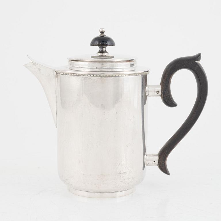 A Swedish Silver Coffee Pot mark of CG Hallberg, Stockholm 1936.