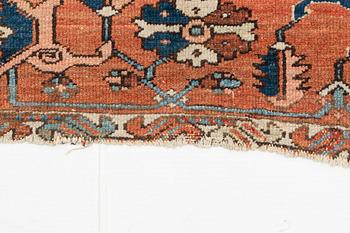 A carpet, antique Heriz, ca 367 x 316 cm.