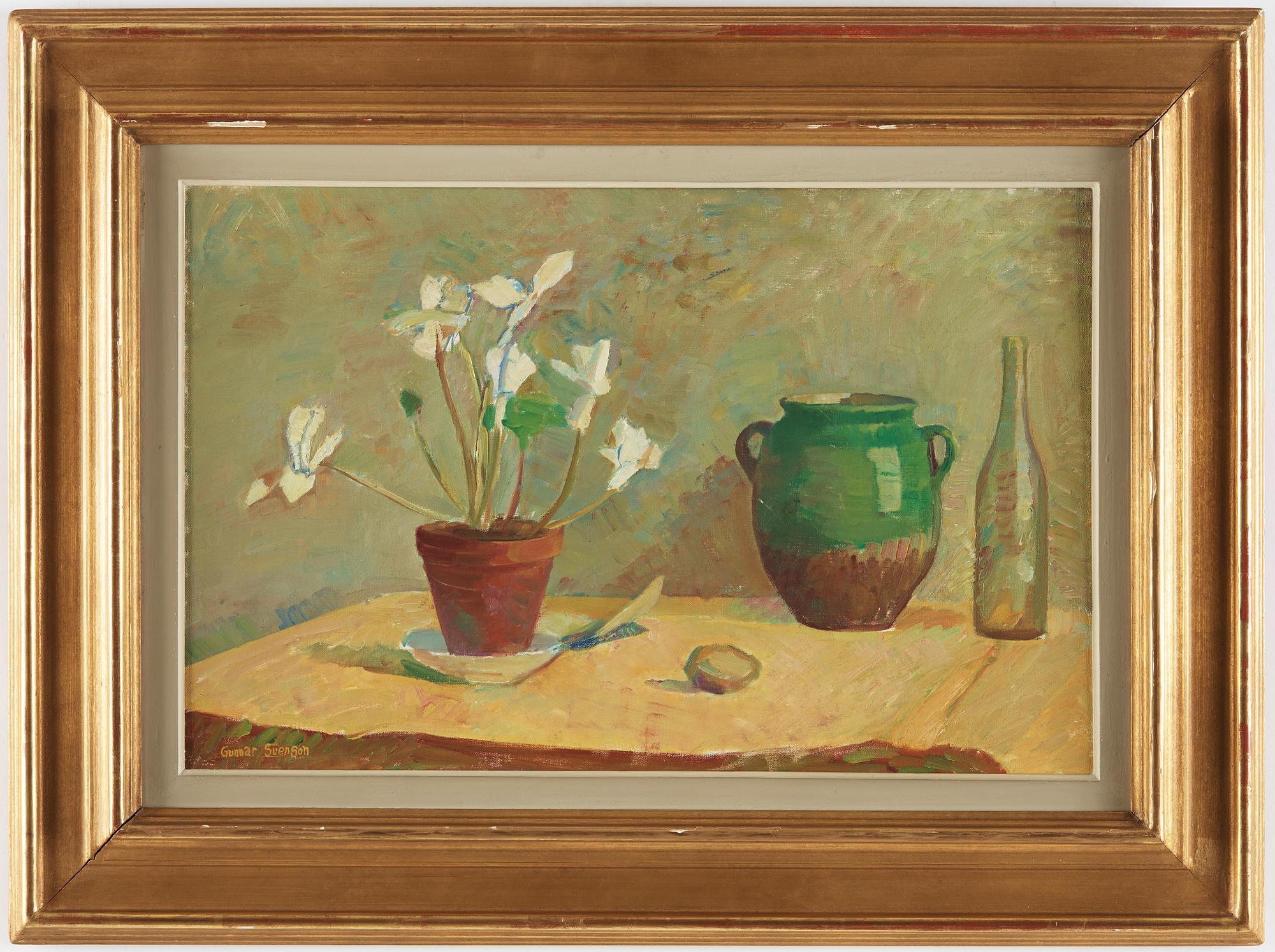 GUNNAR SVENSSON, olja på duk. Signerad.