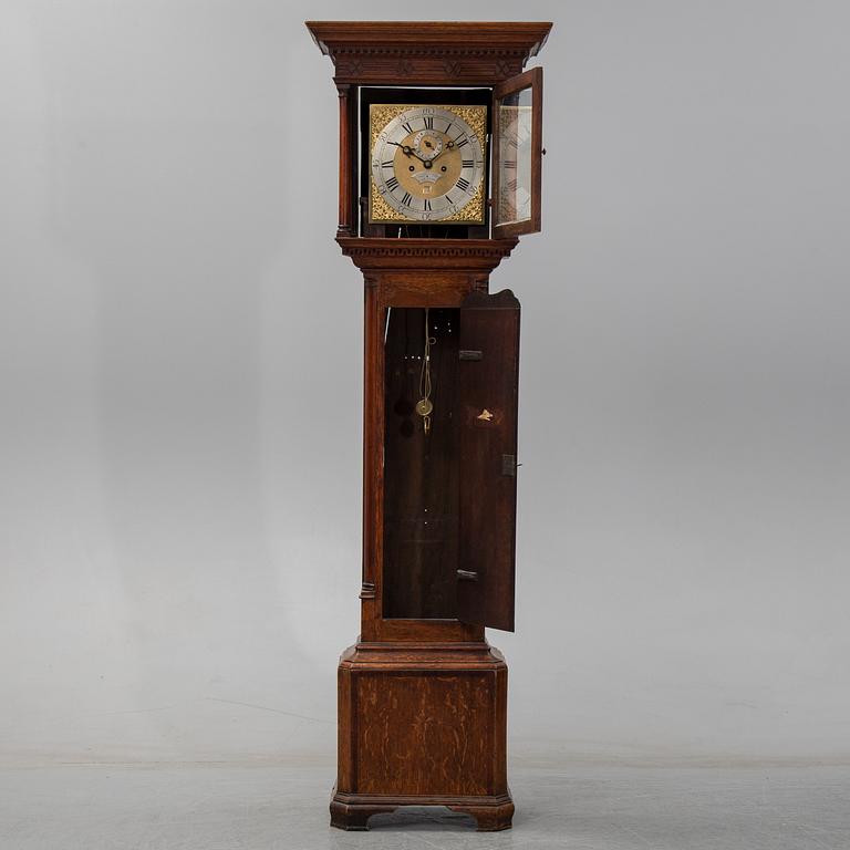 An English longcase clock, signed Tho Shindler, Canterbury. Ca 1800.