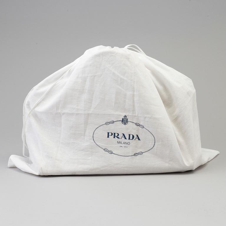 Prada canapa canvas Gardener's tote bag.