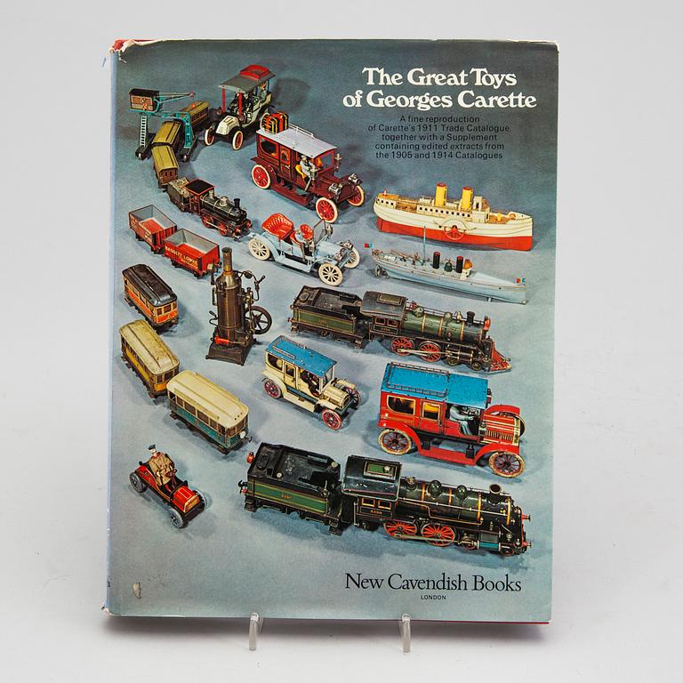 BÖCKER, 5 stycken, leksakslitteratur, bland annat "The Art of the Tin Toy".