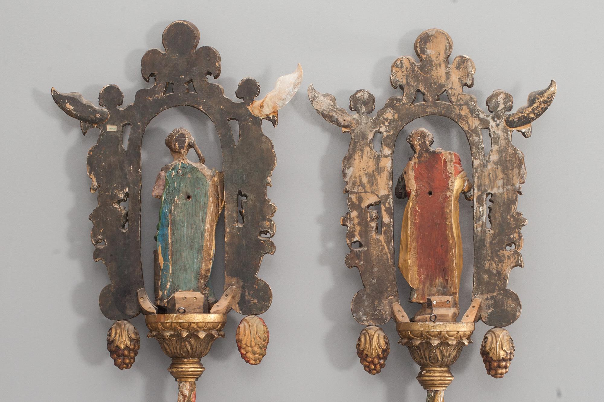 PROCESSIONSSTAVAR, 2 st, 1800-tal.