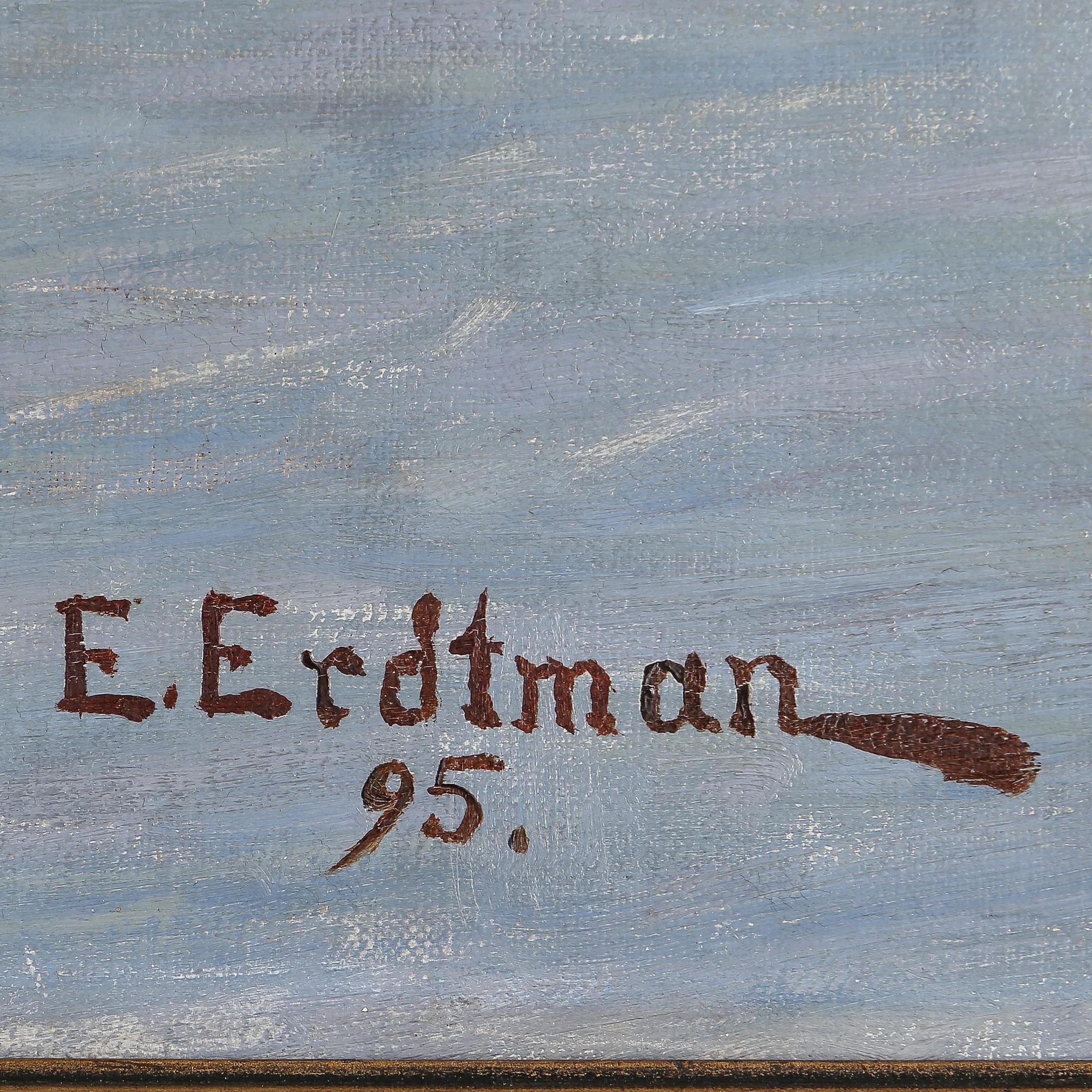 ELIAS ERDTMAN, olja på duk, signerad och daterad -95.