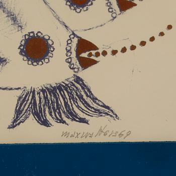 MAX WALTER SVANBERG, litografi, signerad och daterad 69.