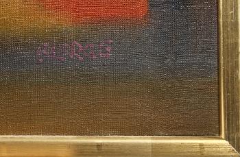 ROLAND BIERGE, olja på duk, sign.