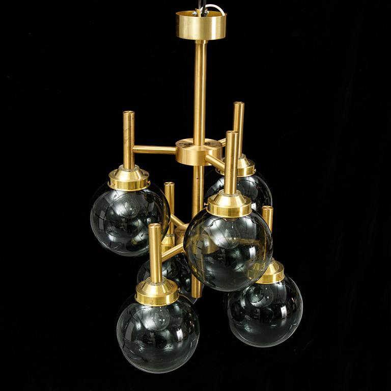 A Luxus brass ceiling light, second half of the 20th Century.