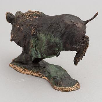 Torbjörn Forsberg, skulptur, brons, signerad och daterad 2002.