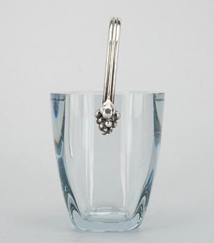 ISHINK, sterling sliver samt glas, Dansk Guldsmede-Håndværk, Köpenhamn 1964-1973.