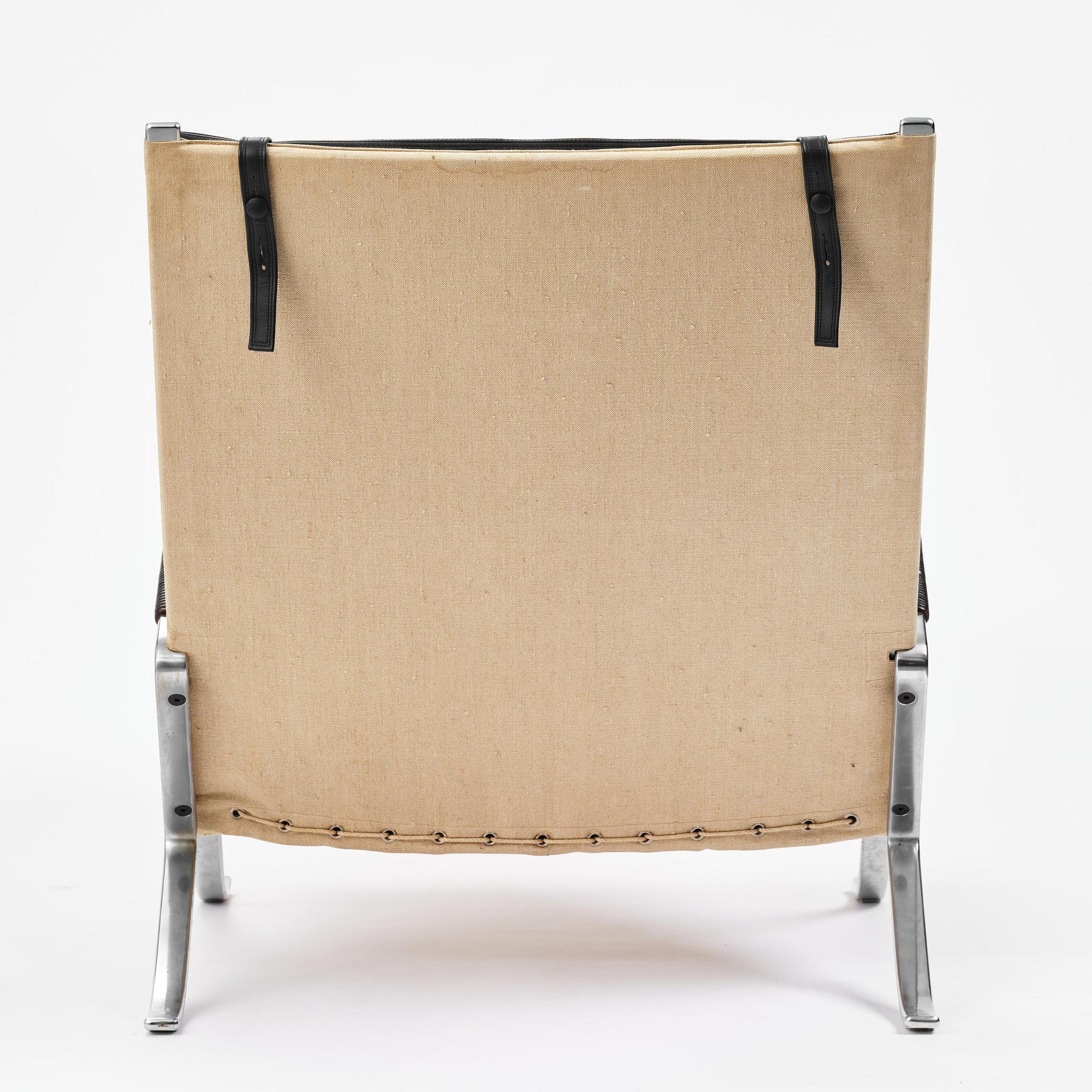 Preben Fabricius & Jørgen Kastholm, fåtölj, "Grasshopper", modell "FK-87", Alfred Kill, Danmark, 1960-70-tal.