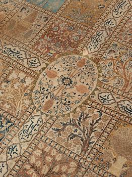 CARPET. Antique Tabriz. 395,5 x 283,5 cm.