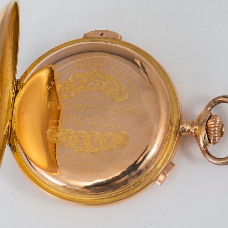 POCKET WATCH, 56,5 mm, chronograph, repeating,