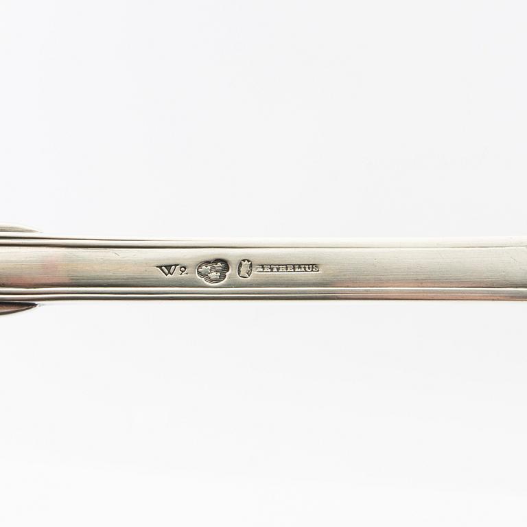 Pehr Zethelius or Adolf Zethelius, soup ladle silver Stockholm 1803.