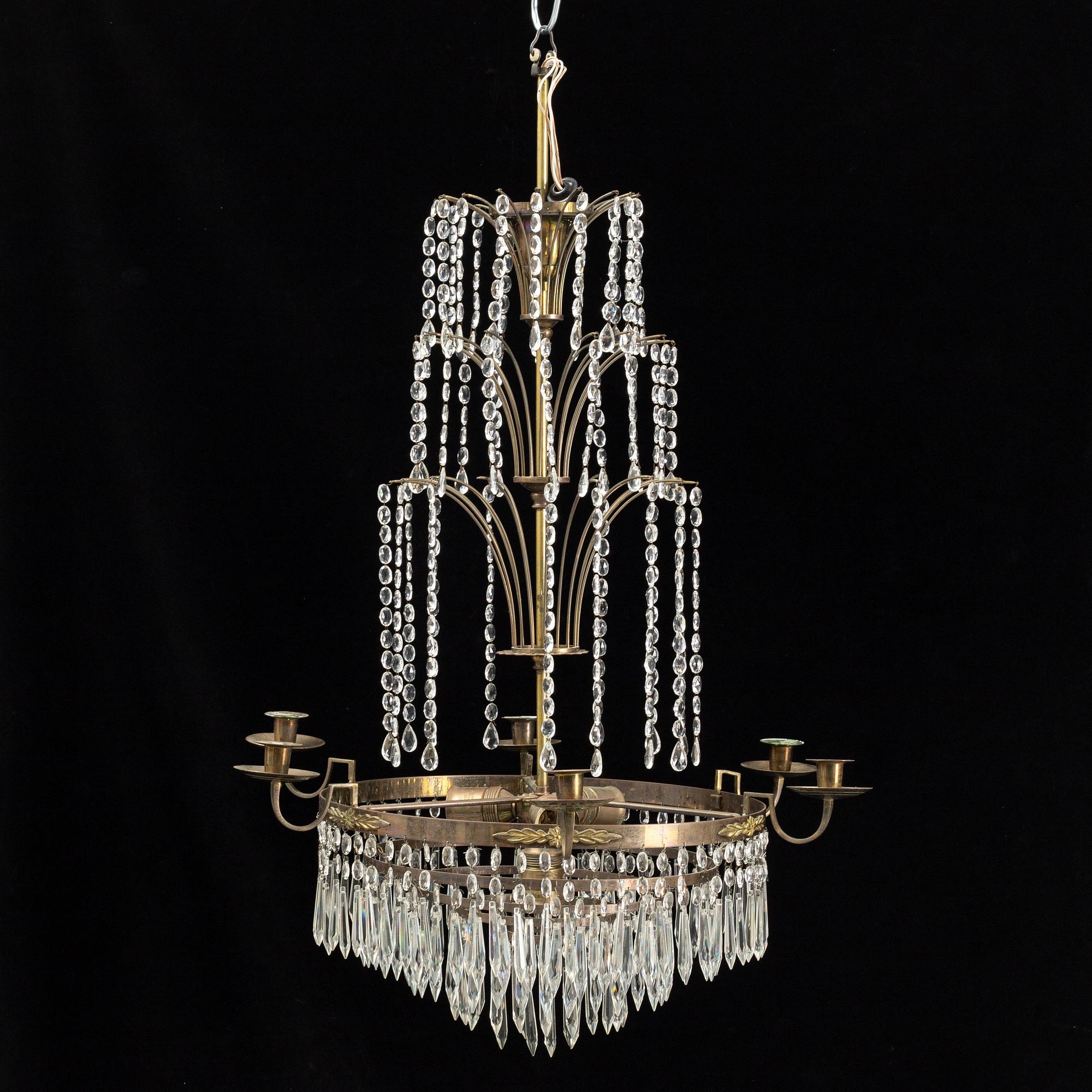 Ljuskrona, 1900-talets första hälft.