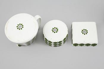 SERVISDELAR, 11 st, "Berså", Stig Lindberg, Gustavsberg, 1960-tal.