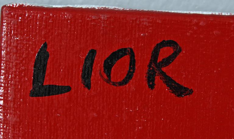 RON LIOR, akryl på duk, sign.