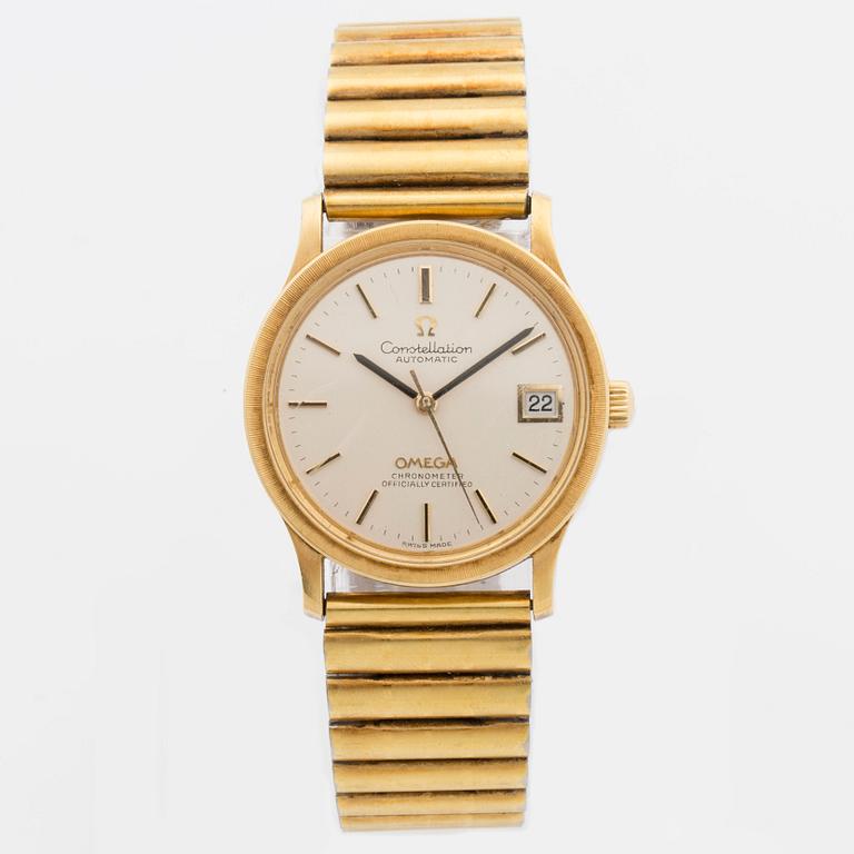 OMEGA, Constellation, Chronometer, wristwatch, 33 mm,