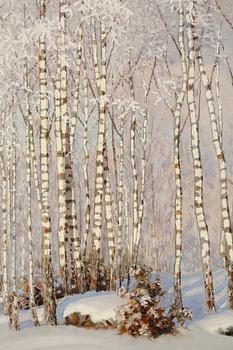 GUSTAF FJAESTAD, oil on panel, signed.