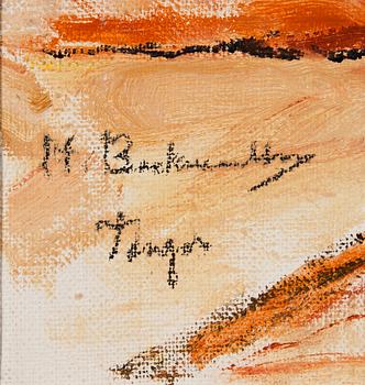 HUGO BACKMANSSON, olja på duk, signerad.