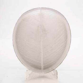 Tapio Wirkkala, fat, glass, "Leaf", Iittala.