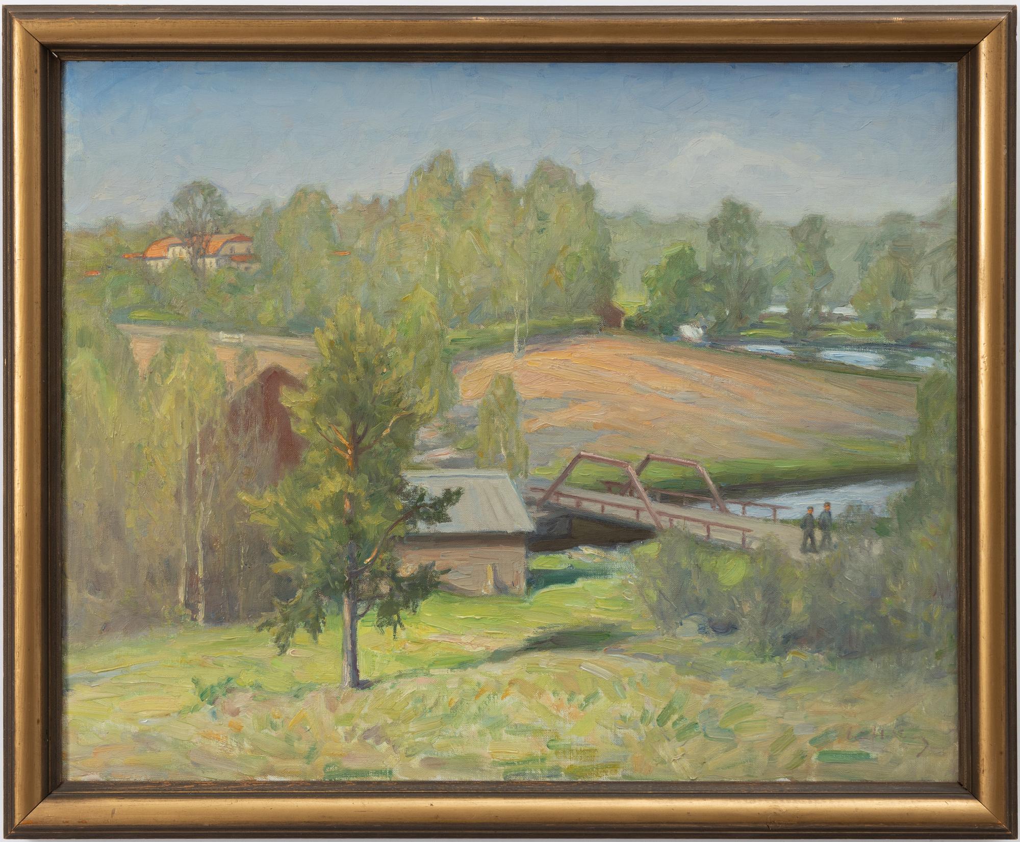 Erik (Ecke) Hedberg, At the factory.