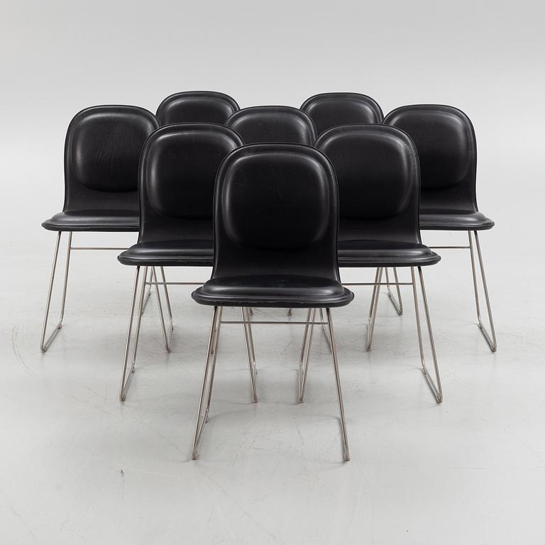 Jasper Morrison, stolar, 8 st, "Hi Pad", Cappellini, Italien.