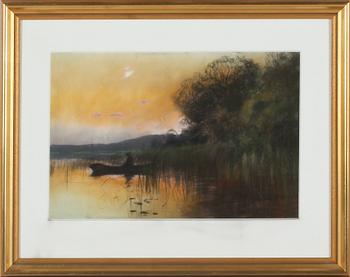 Carl Brandt · CARL BRANDT, pastell, signerad och daterad 1911 ?.