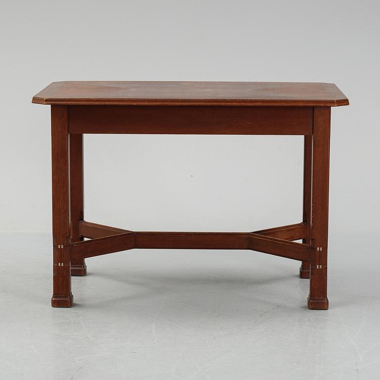 Nordiska Kompaniet, an oak Art Nouveau table, 1916.
