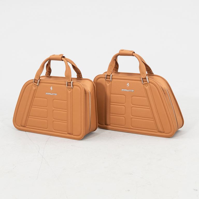 Ferrari bags, a pair for Ferrari 599 GTB by Schedoni 2008.