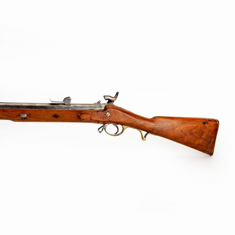 A percussion carbine for the Russian light infantry M 1843.