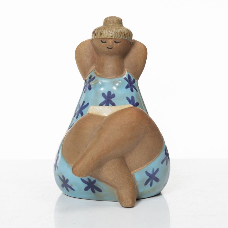 Lisa Larson, an 'Emma' stoneware figurine, Gustavsberg.