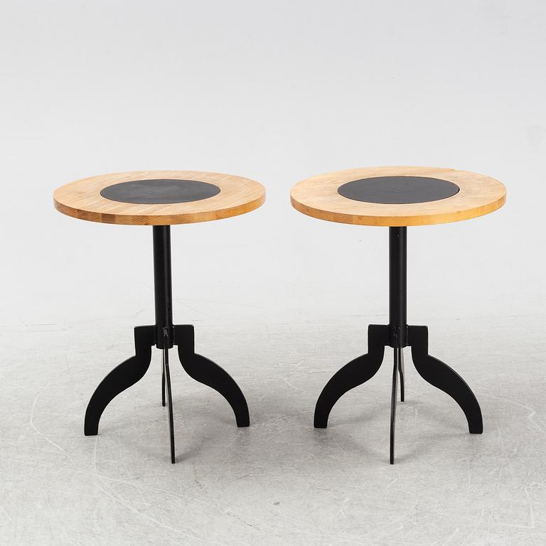 Jonas Bohlin, a pair of 'Tryptyk' Tables from Källemo, 1989.
