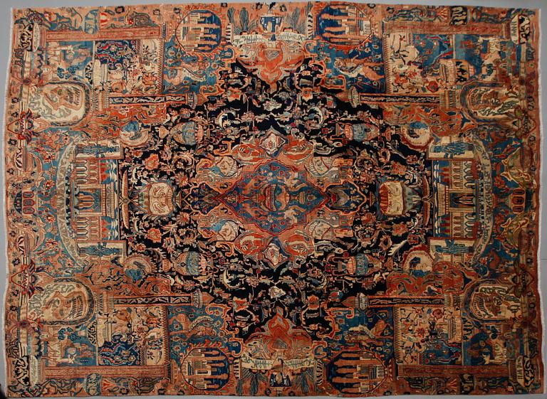 MATTA, Kashmar, old, ca 370 x 300 cm.