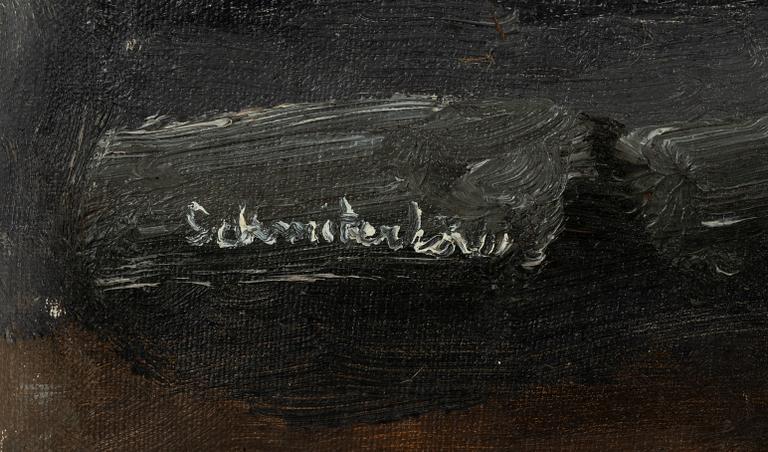 Bertram Schmiterlöw, oil on canvas, signed.