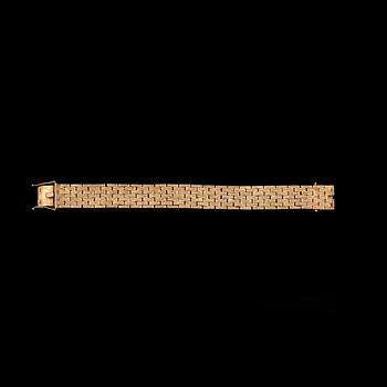 92. ARMBAND, 18k guld. Vikt 103 g.