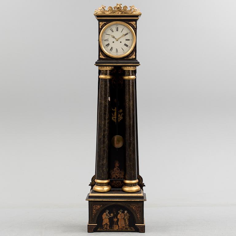 A 19th century longcase clock.