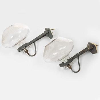 A pair of wall lamps, Swedish Modern, ASEA, mid-20th century.