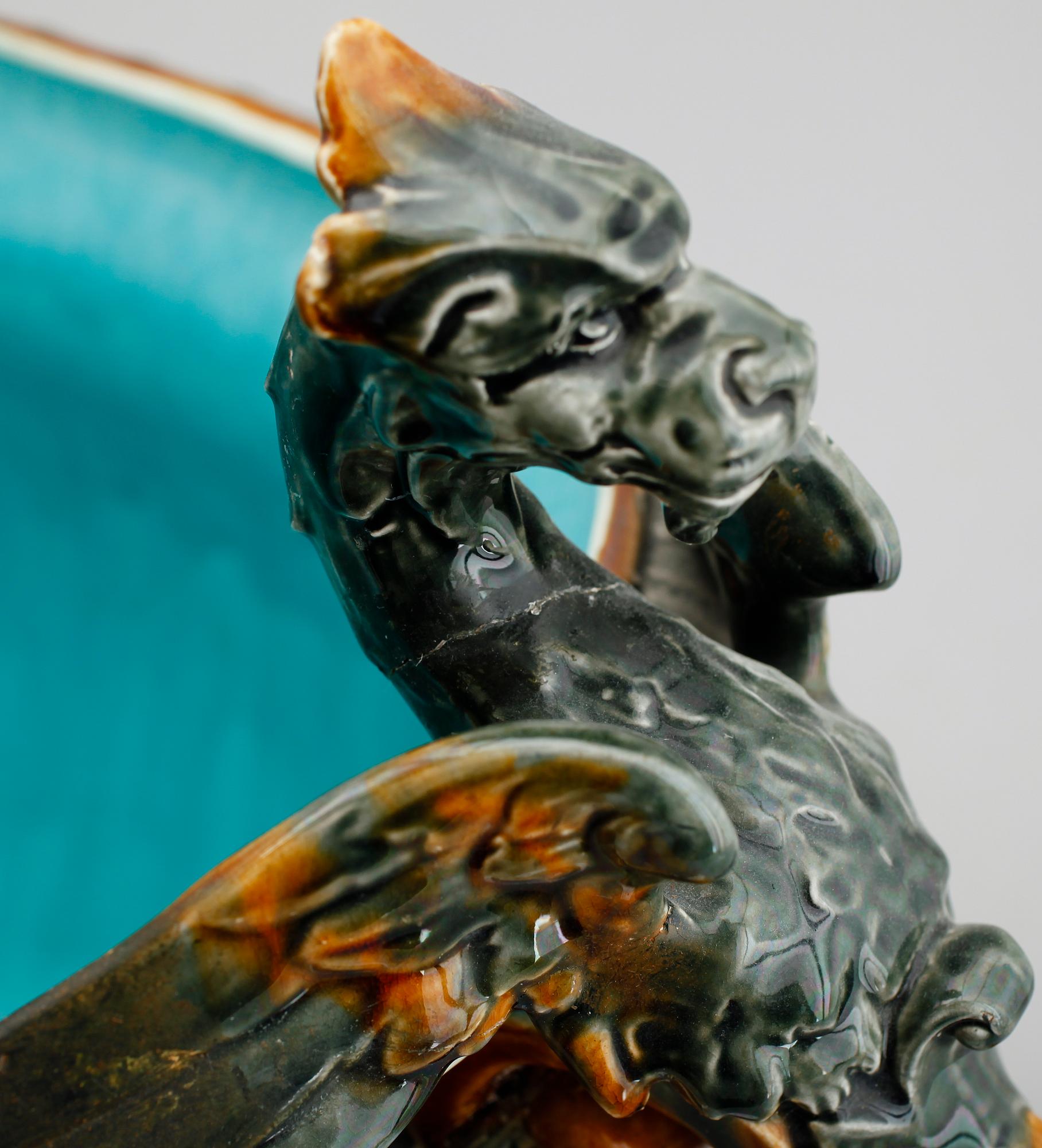 PRAKTJARDINJÄR, majolika, Rörstrand, sekelskiftet 1900.