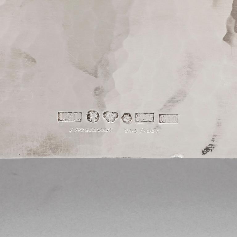 SKÅLFAT, silver, Laver-Carlsson, Guld & Silversmide AB, Stockholm, 1981. Vikt ca 6,3 kg.